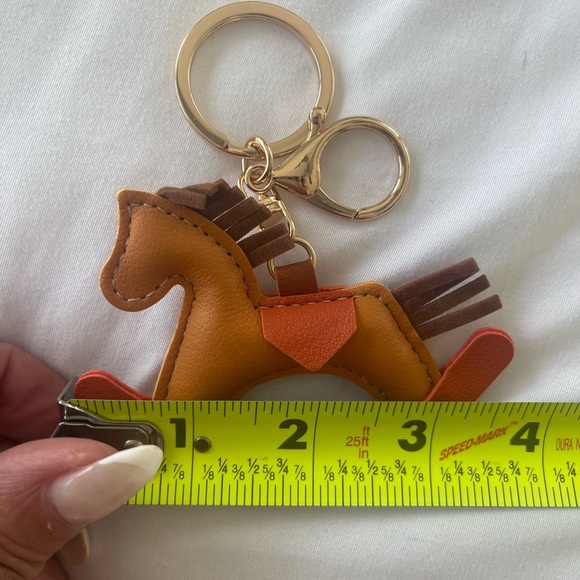 Rocking horse bag charm and key chain !!! New - Picture 5 of 5